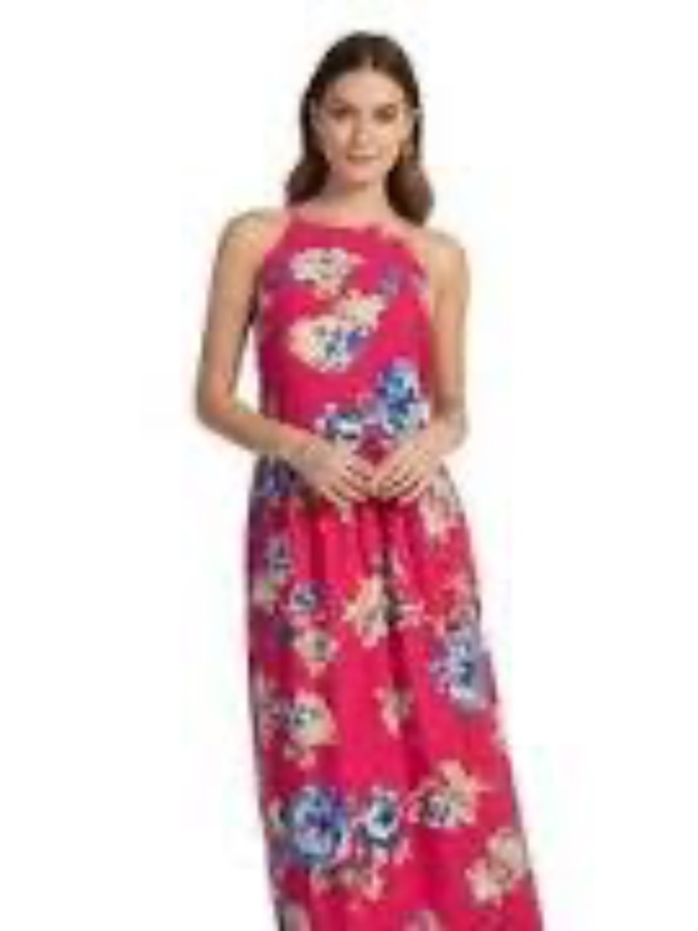 Everly Pink Floral Maxi